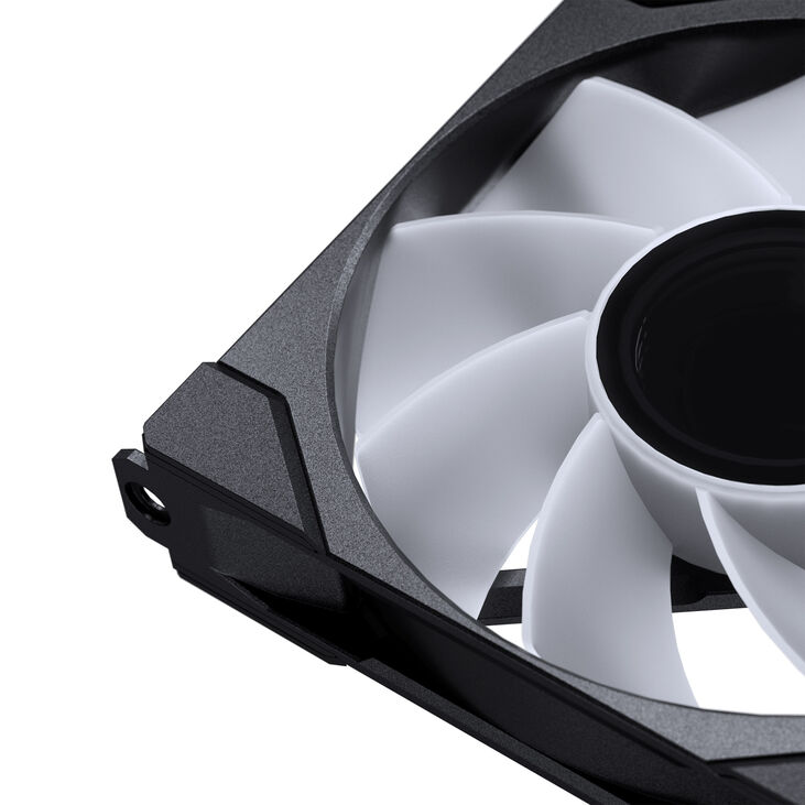 PHANTEKS M25 Gen2 PWM D-RGB Lüfter, 3er-Pack - Reverse Blade, 120mm, schwarz image number 9