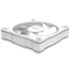 ASUS Prime MR120 ARGB Fan, PWM, Aura Sync - 120mm, white, triple-pack image number null