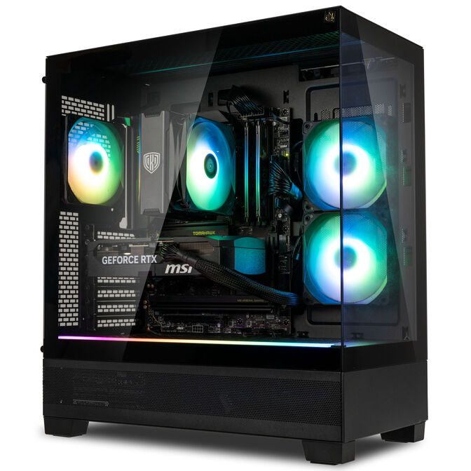 WQHD Gaming PC, Intel Core Ultra 5 245K, GeForce RTX 5070, 32GB DDR5 RAM - King Deal image number 0