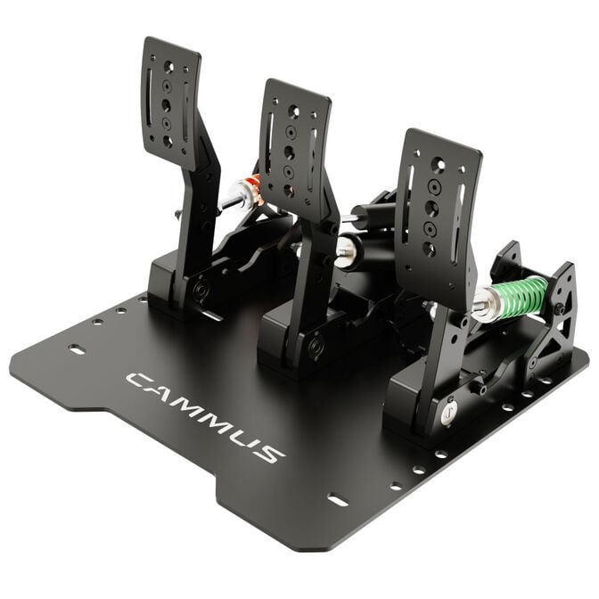 CAMMUS LC100 V4 Pedalset, 200kg Load-Cell-Sensor, Hall-Sensor - schwarz image number 0