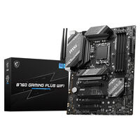 MSI B760 Gaming Plus WiFi motherboard, LGA 1700 socket, Intel B760, ATX, DDR5