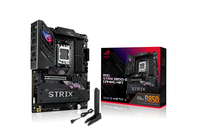 ASUS ROG STRIX B850-E Gaming WiFi Mainboard, Sockel AM5, AMD B850, ATX, DDR5 image number 0