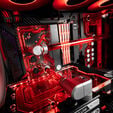 EK Water Blocks EK-Quantum Momentum&sup2; ROG Maximus Z690/Z790 Extreme I/O Cover - black image number null