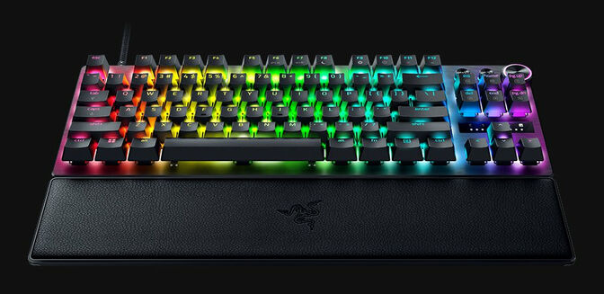 Razer Huntsman V3 Pro Tenkeyless 8KHz Gaming-Tastatur, Razer Analog Optical Gen 2 - ISO (DE), schwarz image number 1
