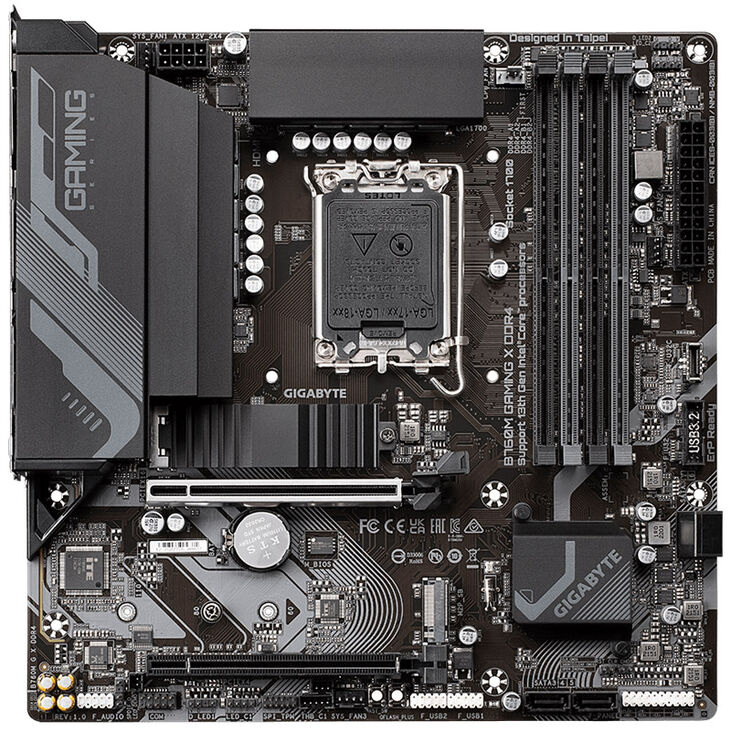 GIGABYTE B760M Gaming X DDR4 Mainboard, Sockel 1700, Intel B760, Micro-ATX, DDR4 image number 2