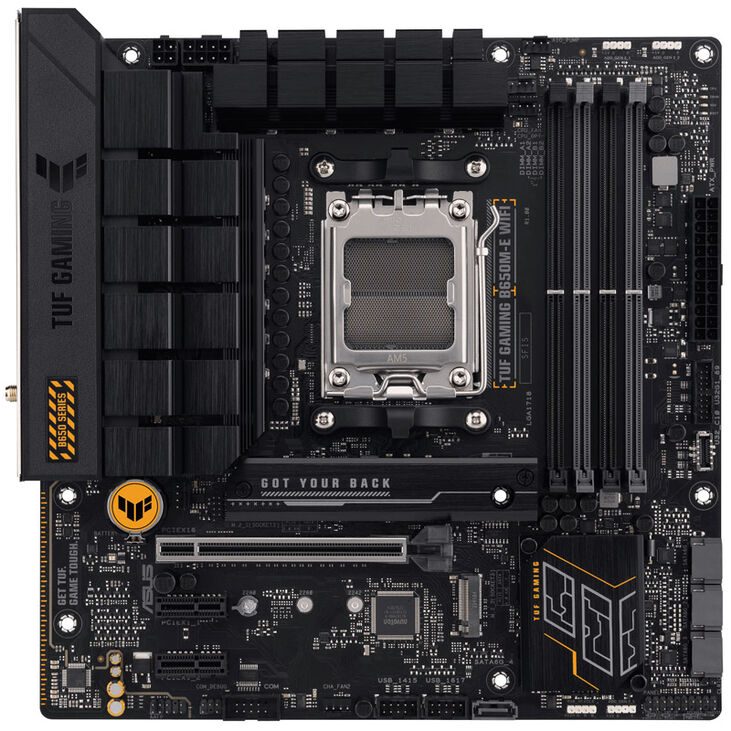 ASUS TUF Gaming B650M-E WIFI, AMD B650 Mainboard, Sockel AM5, DDR5 image number 2