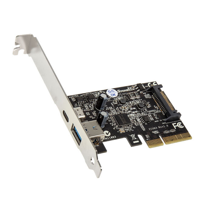 SilverStone SST-ECU03, 2Port USB3.1 Gen2 Karte - PCIe image number 0