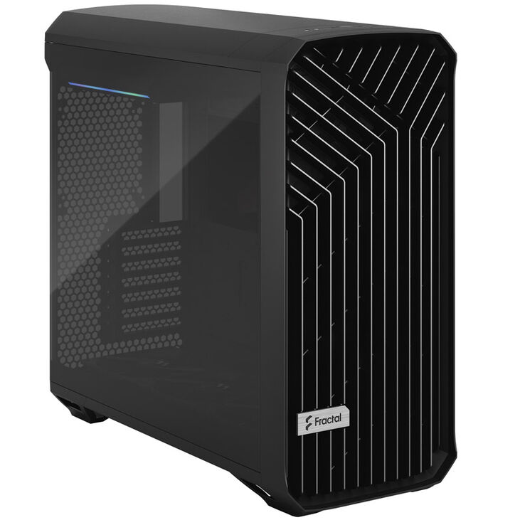 Fractal Design Torrent Mid Tower Dark Tint, Tempered Glass, Black image number 1
