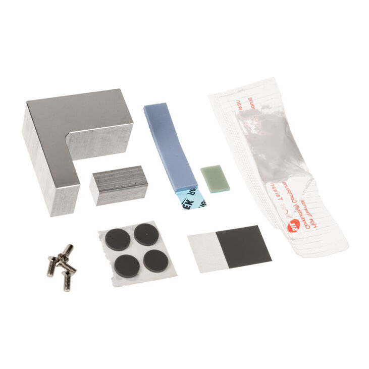 Akasa aluminium case for Raspberry Pi 4B with thermal kit - silver image number 4