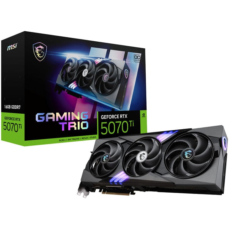 MSI GeForce RTX 5070 Ti Gaming Trio OC Plus, 16384 MB GDDR7 image number 0