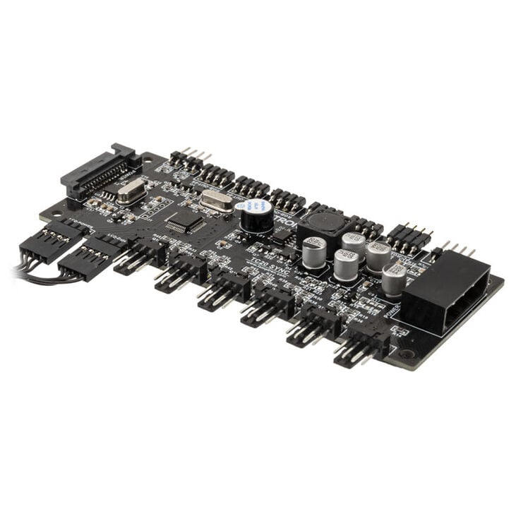 Lamptron TC20 Sync Edition PWM-Lüftersteuerung und RGB-Controller  - PCI, schwarz image number 2