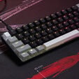 Corsair CLIPPER PRO MINI 60 Hall Effect Gaming Keyboard, Backlit RGB LED, CORSAIR MGX Core, Black PBT DS Keycaps image number null