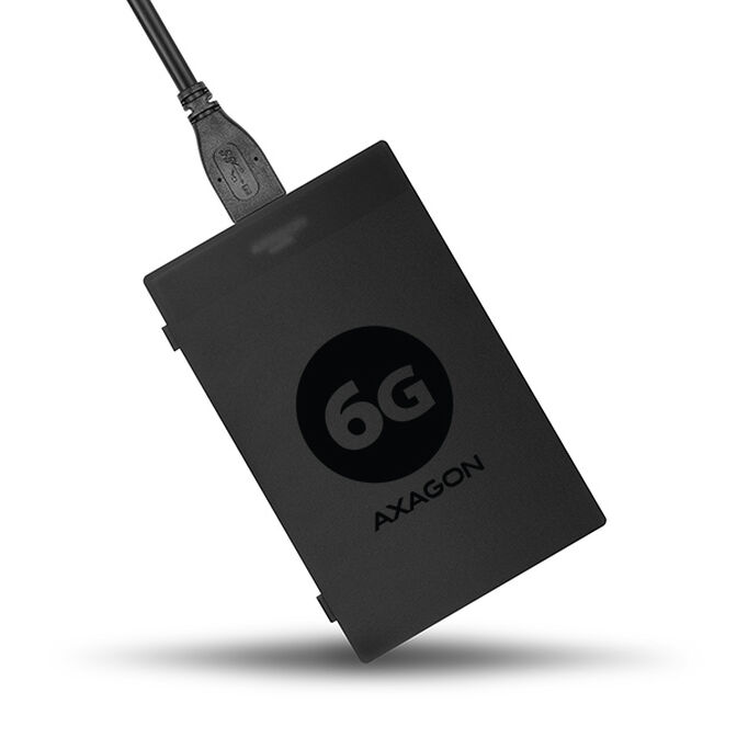AXAGON ADSA-1S6 SLIMPort6 Adapter, USB 3.0, 2.5" SSD/HDD, SATA 6G - with Case image number 18