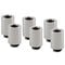 Thermal Grizzly DeltaMate Extender Fitting - MF28, Gloss Nickel, Pack of 6