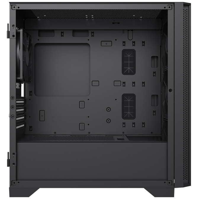 Montech AIR 100 LITE PC Case, Mid Tower, Micro-ATX, Tempered Glass - Black image number 1