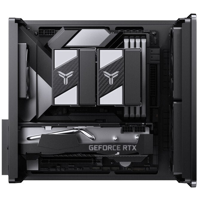 Jonsbo V12 PC-Geh&auml;use, Mini-Tower, Micro-ATX - schwarz image number 14