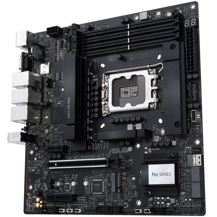 ASUS Pro WS W680M-ACE SE, Intel W680 motherboard, LGA1700 socket, DDR5 image number 5