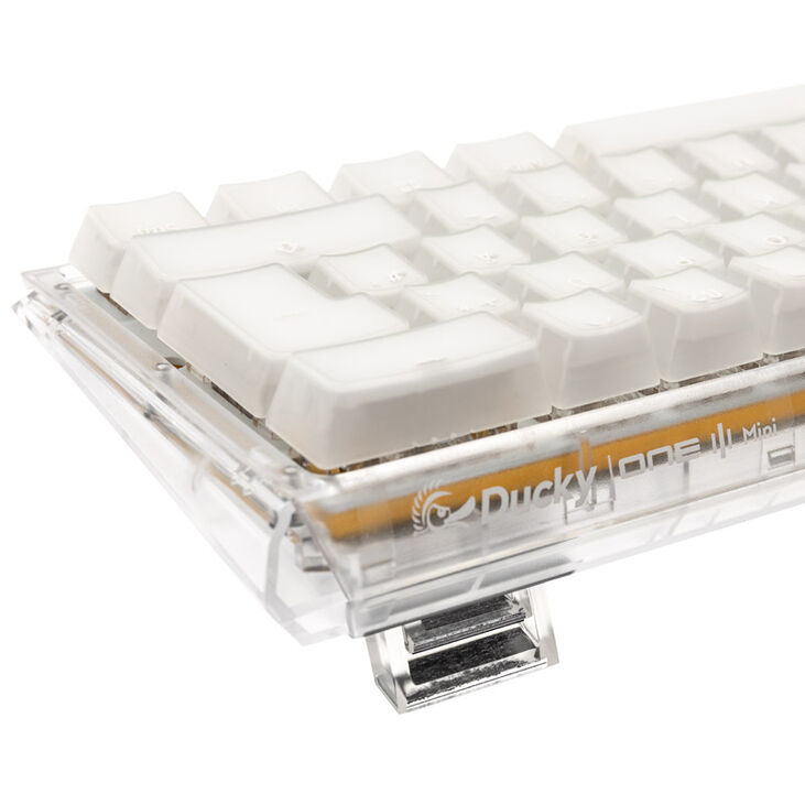 Ducky One 3 Aura White Mini Gaming Tastatur, RGB LED - MX-Blue image number 6