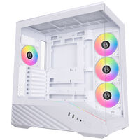 Lian Li Vector V100 PC-Geh&auml;use, Midi-Tower, ATX, RGB, Tempered Glass - wei&szlig;
