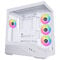 Lian Li Vector V100 PC Case, Midi Tower, ATX, RGB, Tempered Glass - White