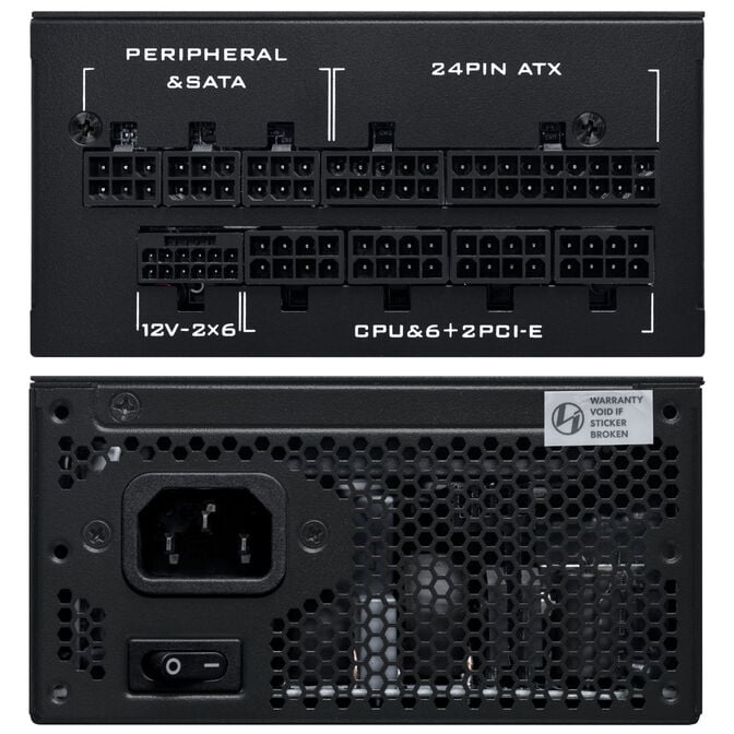 Lian Li SP Series Platinum 80 PLUS Platinum Netzteil, SFX, vollmodular, PCIe 5.1, ATX 3.1 - 850 Watt, schwarz image number 3