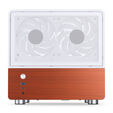 Jonsbo V12 PC Case, Mini Tower, Micro-ATX - White image number null