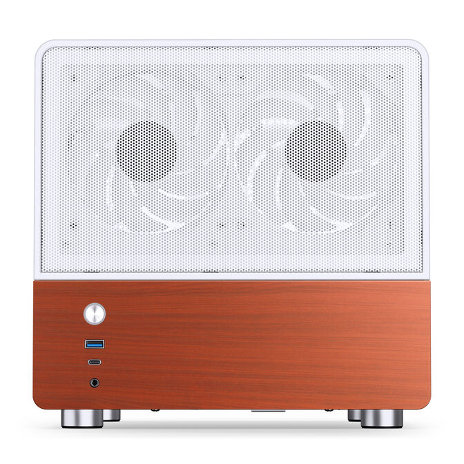 Jonsbo V12 PC Case, Mini Tower, Micro-ATX - White image number 10
