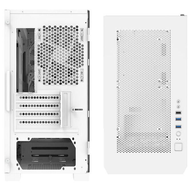 Montech AIR 100 ARGB, Micro-ATX, Tempered Glass - white image number 2