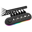 Streamplify HUB DECK 5, 4x USB 3.0, 1x USB 2.0, RGB, 12V, EU-Netzkabel - schwarz image number null