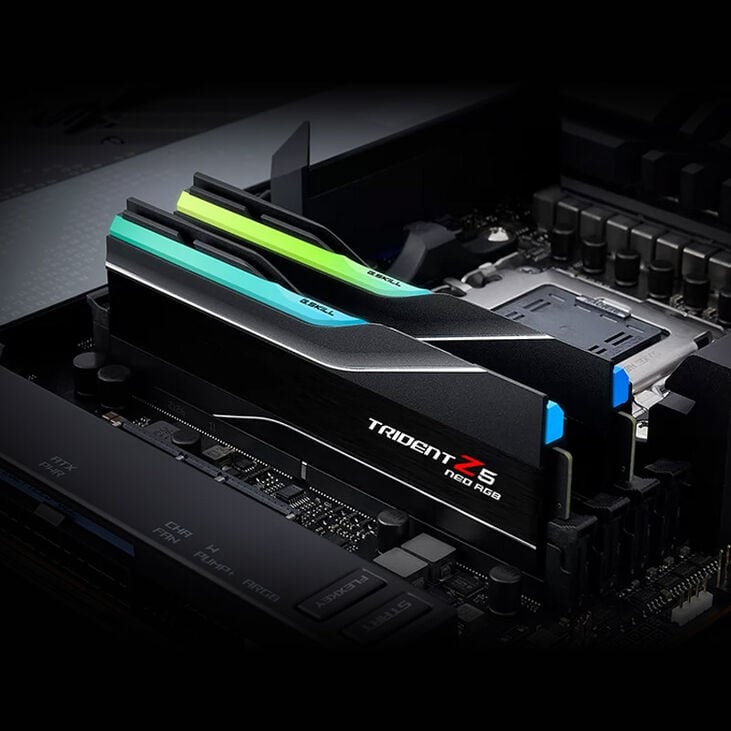 G.Skill Trident Z5 Neo RGB DDR5-6400 RAM, CL32, EXPO  - 48 GB Dual-Kit, black image number 3