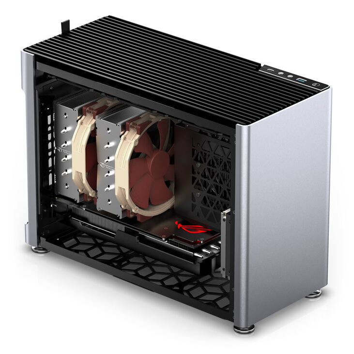Jonsplus i100 Pro Mini-ITX Gehäuse - silber image number 4