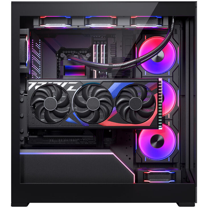 Phanteks Premium Vertical GPU Bracket + PCIe 4.0 x16 Riser Cable, DRGB - 220 mm, black image number 9