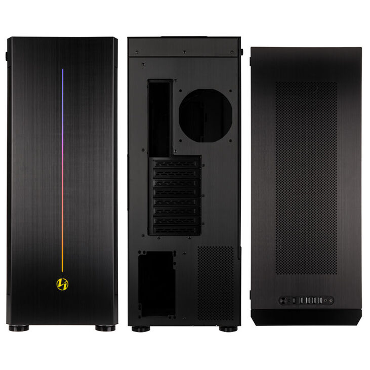 Lian Li PC-V3000WX TG, Big-Tower - schwarz image number 3