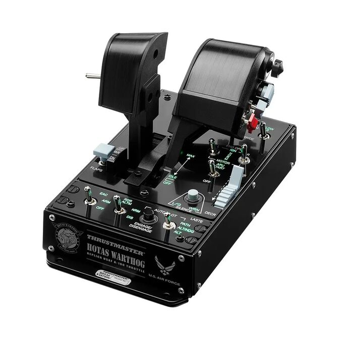 Thrustmaster HOTAS WARTHOG MKII HOTAS-System, Hall-Effekt, 16-Bit, 1:1-Replikat - schwarz image number 3