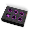EK Water Blocks EK-Quantum Torque Compression Ring, 6er-Pack, STC 16 - lila image number null