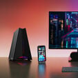 TP-Link Archer GE550 Gaming-Router, Tri-Band WiFi 7, 9.220 Mbit/s, Mesh, RGB - schwarz image number null