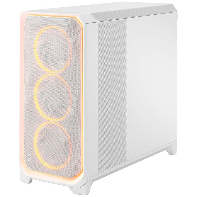 Fractal Design Meshify 3 XL Ambience Pro RGB PC Geh&auml;use - Big-Tower, E-ATX, Tempered Glass - wei&szlig; image number 3