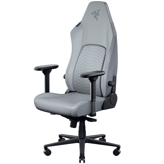 Razer Iskur V2 NewGen Gaming-Stuhl, ergonomisches Design, HyperFlex-Lordosenst&uuml;tze, 4D-Armlehnen - schwarz/hellgrau image number 2