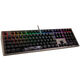 Ducky Shine 7 PBT Gaming Tastatur, MX-Black, RGB LED - gunmetal