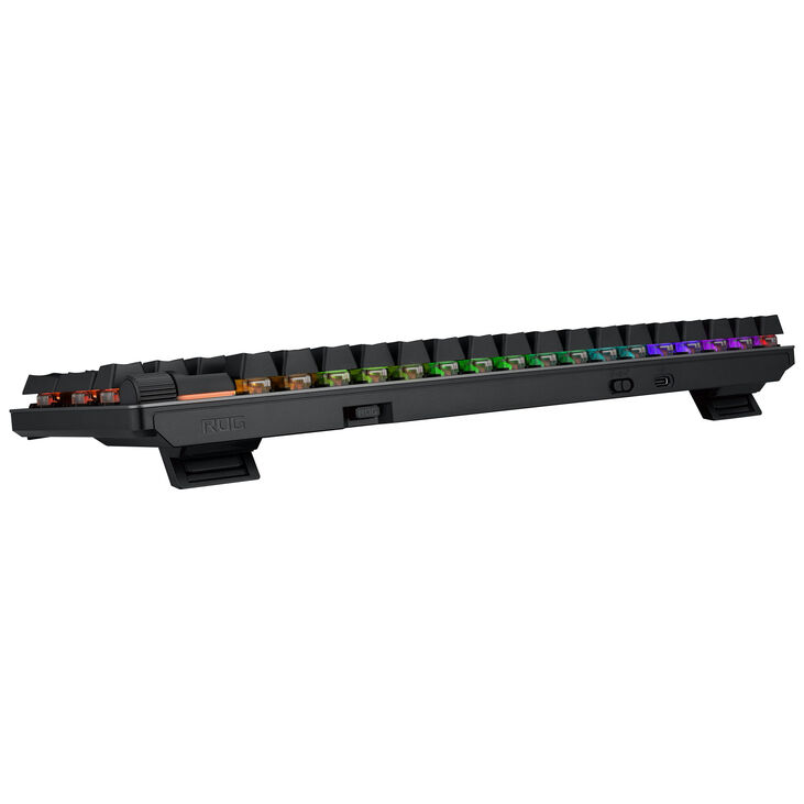 ASUS ROG Strix Scope II 96 RX Wireless Gaming Tastatur, 96%, RGB - schwarz, ROG RX RED image number 7