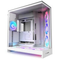 NZXT H9 Flow RGB+ PC-Geh&auml;use, Midi-Tower, E-ATX, Tempered Glass - wei&szlig;