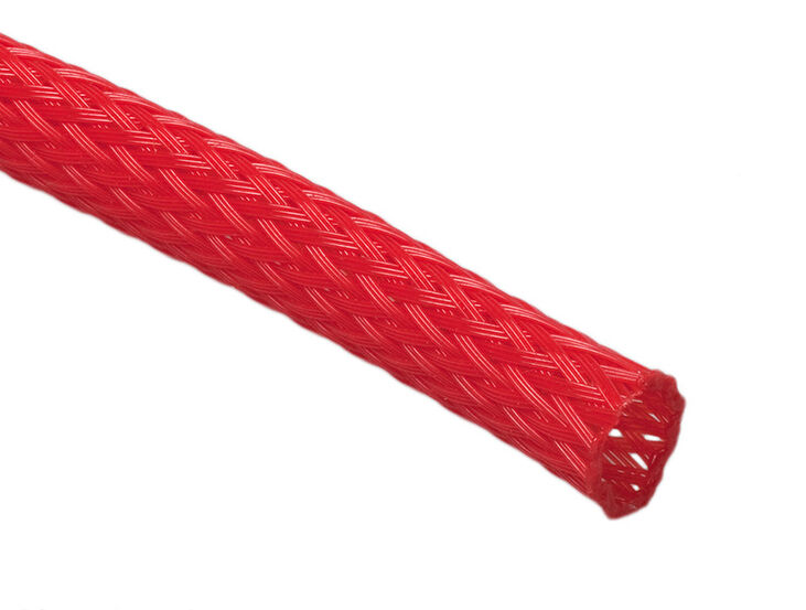 Techflex Flexo PET Sleeve 9mm - red, 1m image number 0