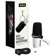 Shure MV7+-K Podcast Microphone XLR/USB - white image number null