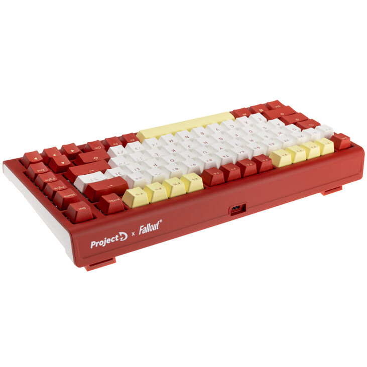 Ducky ProjectD x Fallout Bundle, Tinker 75 + Nuka-Cola Mousepad - MX2A Speed-Silver, ANSI (US) image number 3