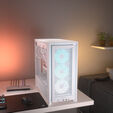 Corsair Frame 4000D RS ARGB PC case, Mid Tower, E-ATX, RGB, Tempered Glass - white image number null