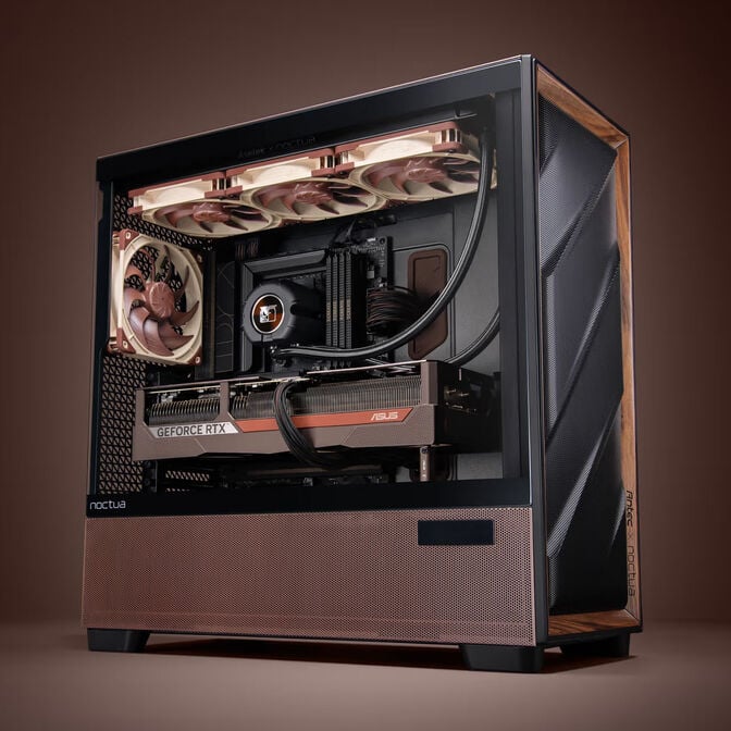 Noctua NL-LC1-42 AiO-Wasserk&uuml;hlung - 420mm, schwarz/braun image number 1