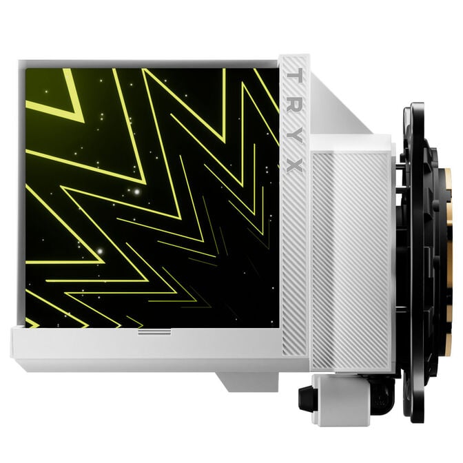 TRYX STAGE ARGB 360 AiO-Wasserk&uuml;hlung, Dual-IPS-Display - 360mm, wei&szlig; image number 3