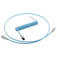 CableMod PRO Coiled Keyboard Cable USB-C to USB Type A, Blueberry Cheesecake - 150cm