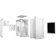 be quiet! Pure Base 501 Airflow PC-Geh&auml;use, Midi-Tower, ATX, Tempered Glass - wei&szlig; image number null