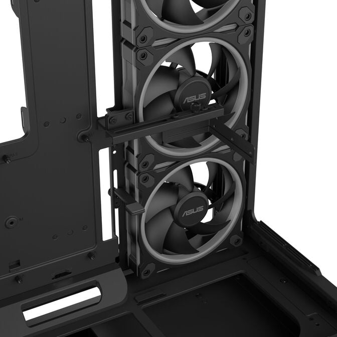 ASUS Prime AP304 ARGB PC Case, Mid Tower, ATX, ARGB, Tempered Glass &ndash; black image number 17